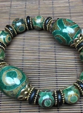 天然玛瑙珠手串男女款情侣