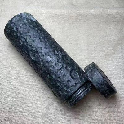 药王石磨砂水杯强磁茶杯养生