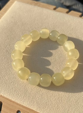 阿富汗玉老型珠手链手串女