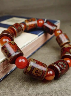 藏区回流老料高油包浆真品