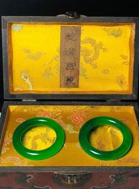 古玩杂项捡漏,满绿色翡色
