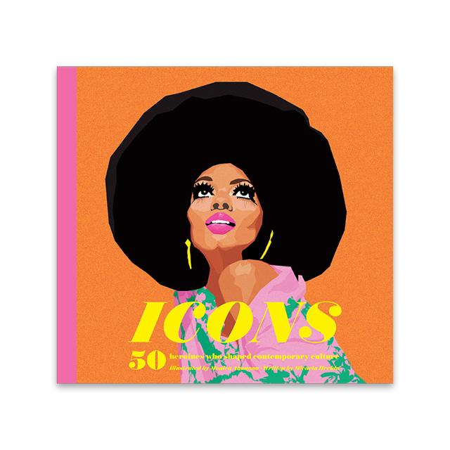 icons 女性名人肖像插画