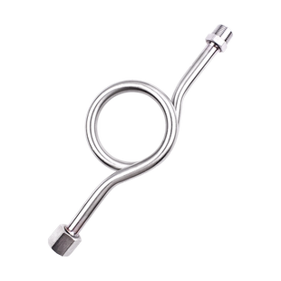 压力表加厚304缓冲管冷凝管不锈钢/铁Y100压力表弯管接头内外丝