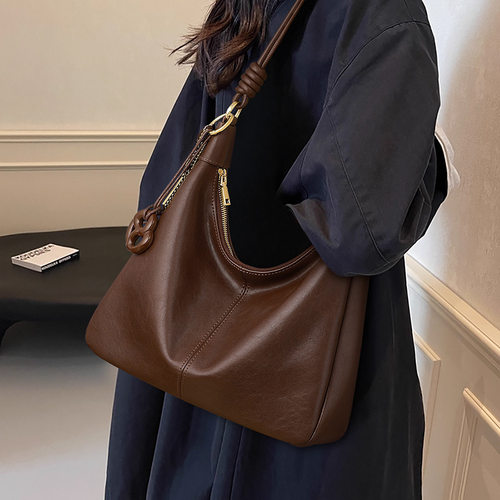 包包女式2026新款女包夏季美拉德系单肩斜挎包大容量托特腋下包