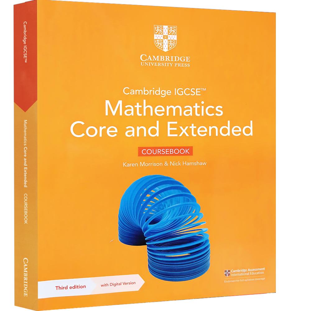 剑桥IGCSE数学核心与扩展(2025考纲版) Cambridge IGCSE Mathematics Core and Extended Coursebook/practice book进口原版书籍