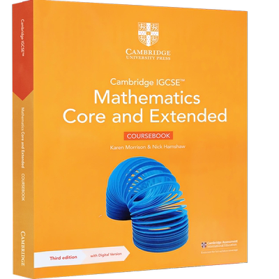 剑桥IGCSE数学核心与扩展(2025考纲版) Cambridge IGCSE Mathematics Core and Extended Coursebook/practice book进口原版书籍