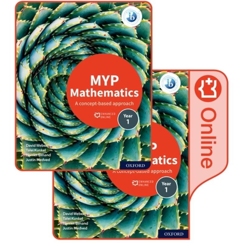 牛津IB MYP Mathematics 1: Print and Enhanced Online Course Book Pack 进口英文原版 书籍 经典书籍 正版 牛津国际类 书籍/杂志/报纸 儿童读物原版书 原图主图