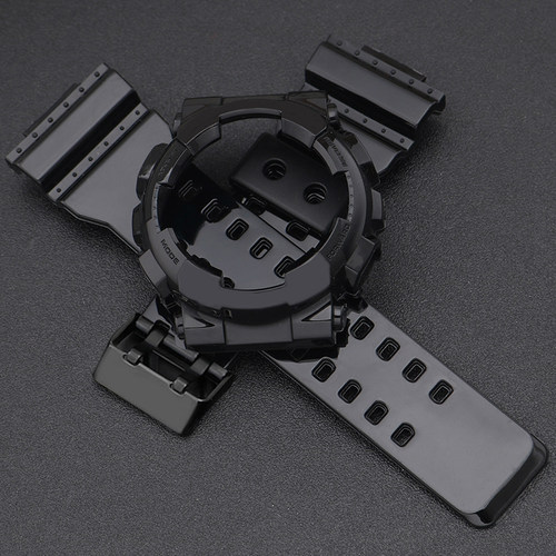 适配卡西欧5146黑金武士GA100CF/110GB/GW/MB/BL/120/140表壳表带