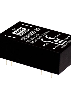 台湾明纬DCWN03B-15模块电源3W18~36V转±15V0.3A非稳压双路输出