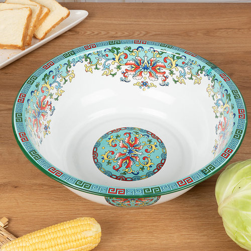 芙蓉润家食品级搪瓷盆加厚特大号