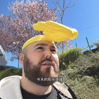 巴掌帽子户外防晒遮阳手掌帽创意抽象搞怪防紫外线发箍送朋友礼物