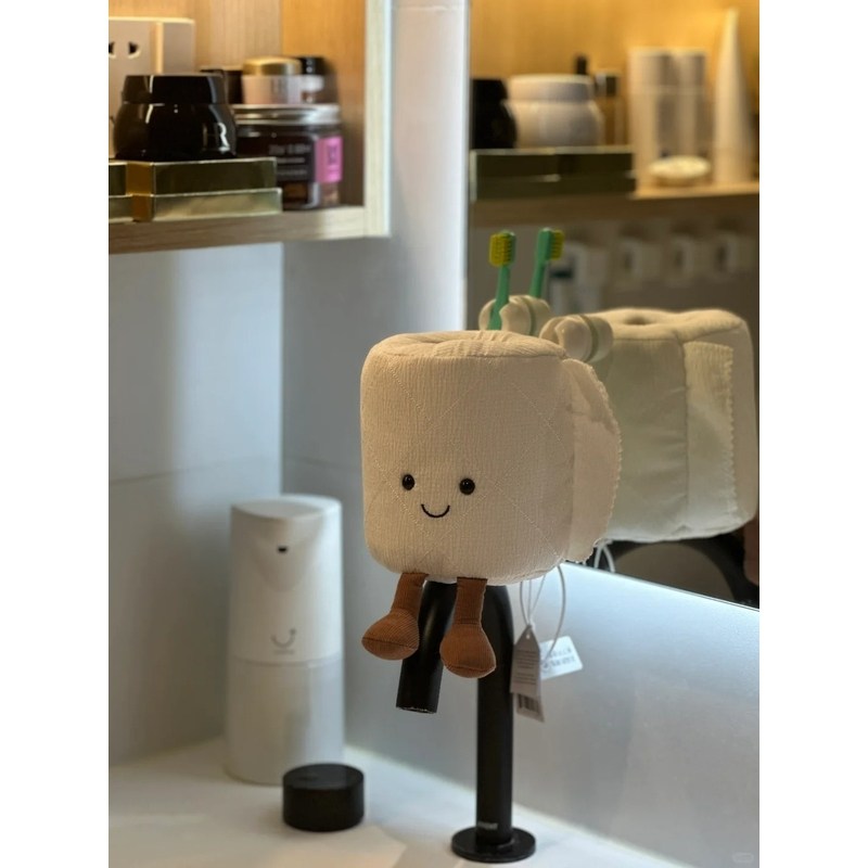 卫生纸厕纸玩偶新品趣味厕所搭子卷纸柔软毛绒安抚公仔送女朋友