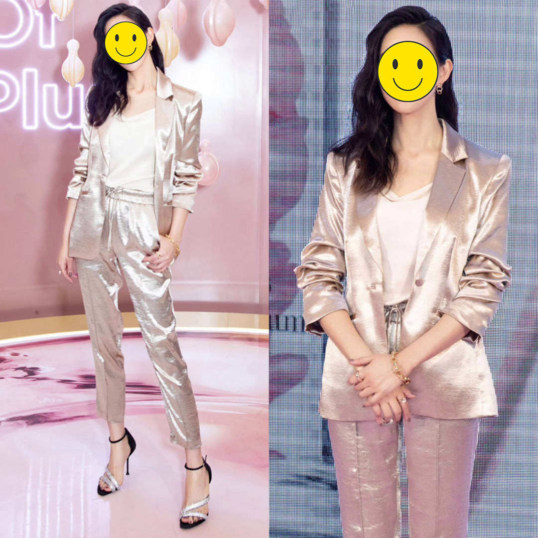 进口高端三醋酸西装套装高级感女