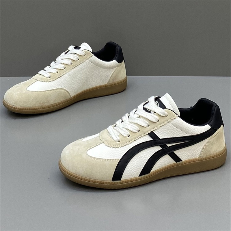 男鞋2025新款秋冬季德训鞋反毛皮休闲运动鞋轻便软阿甘鞋复古潮鞋