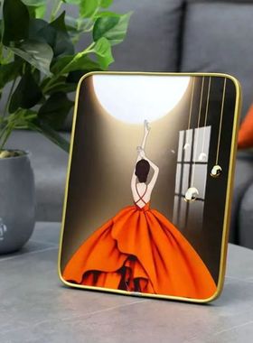 抖音爆款一件代发装饰画居家摆件ins风气质美女装饰品卧室摆件