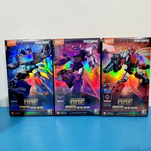 布鲁可变形金刚超越版起源one声波震荡波铁皮积木人手办拼装玩具