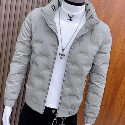 冬季潮牌羽绒棉服休闲痞帅立领加厚短款上衣2025新款男士冬装外套