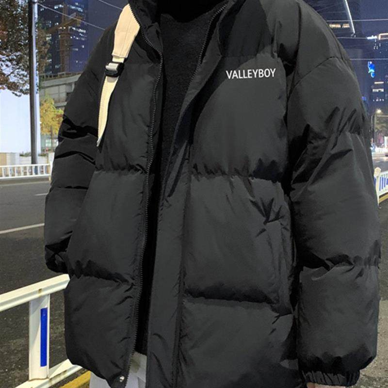 冬季轻薄羽绒服男士加厚保暖棉衣2025新款棉袄男生冬天面包服外套