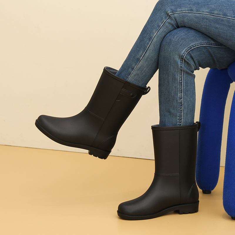 中筒韩版女士雨鞋防滑加厚软底