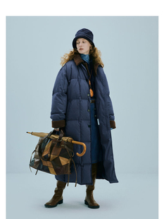 古与色原创设计感女装冬季东北极寒超长款超厚加厚好看羽绒服女潮