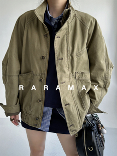 欧洲站2025秋季新款百搭韩版宽松休闲百搭工装夹克外套女短款上衣