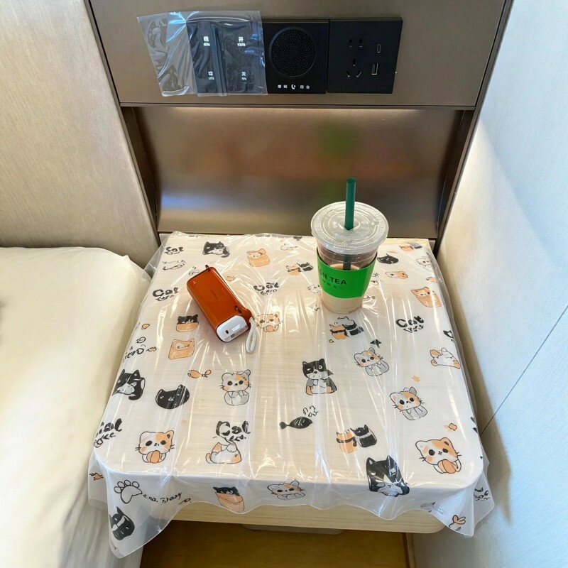 便携卡通旅行酒店一次性隔脏膜洗脸盆膜洗衣服神器桌椅沙发隔脏垫