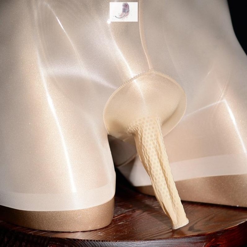 男士jj油光硅胶按摩裤手冲丝袜手套长款顺滑打弹力丝滑手感好飞机