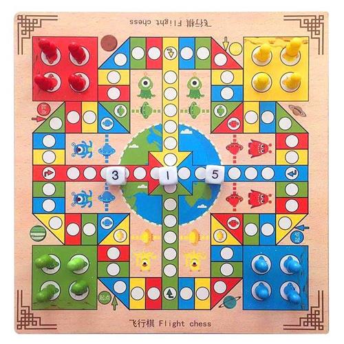 成人斗兽棋老式跳棋桌面棋盘儿童小学生智o力二合一六合一礼物