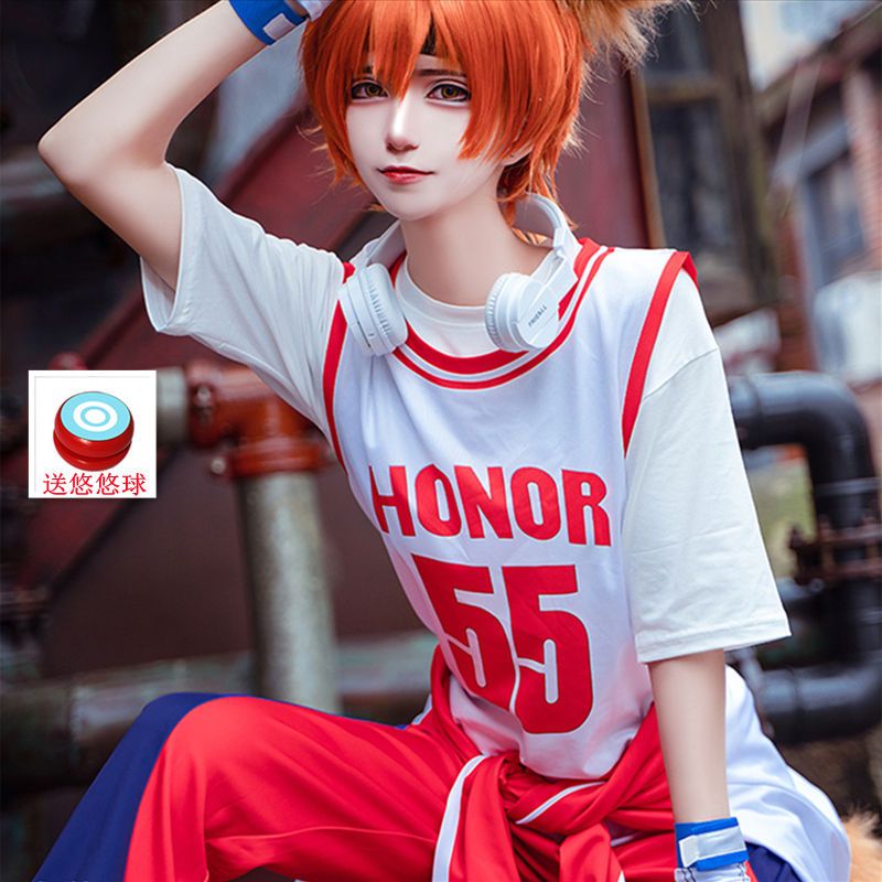 王者荣耀cosplay百里玄策热力回旋cos服张良运动日常球衣