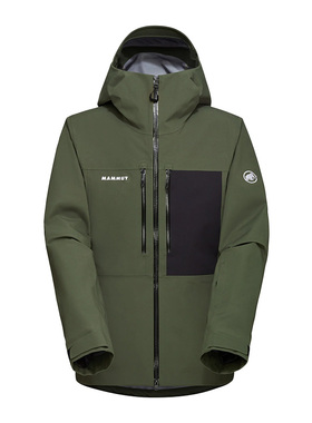 MAMMUT猛犸象男士Stoney户外滑雪休闲通勤舒适轻量硬壳冲锋衣