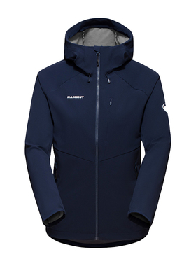 MAMMUT猛犸象 Ultimate  Comfort女士防风防水软壳连帽上衣