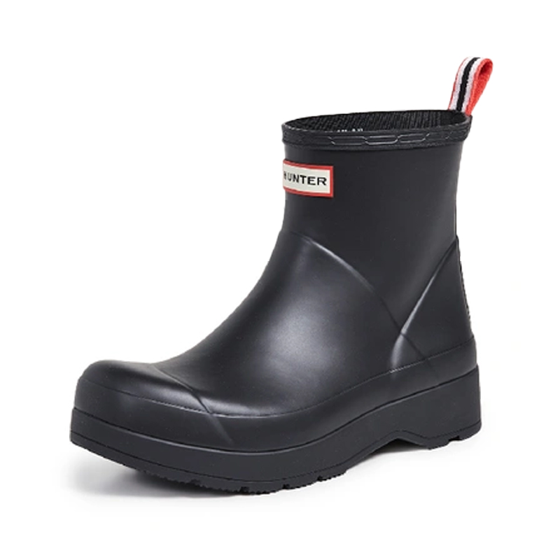 HUNTER男酷玩Play雨鞋防水短靴