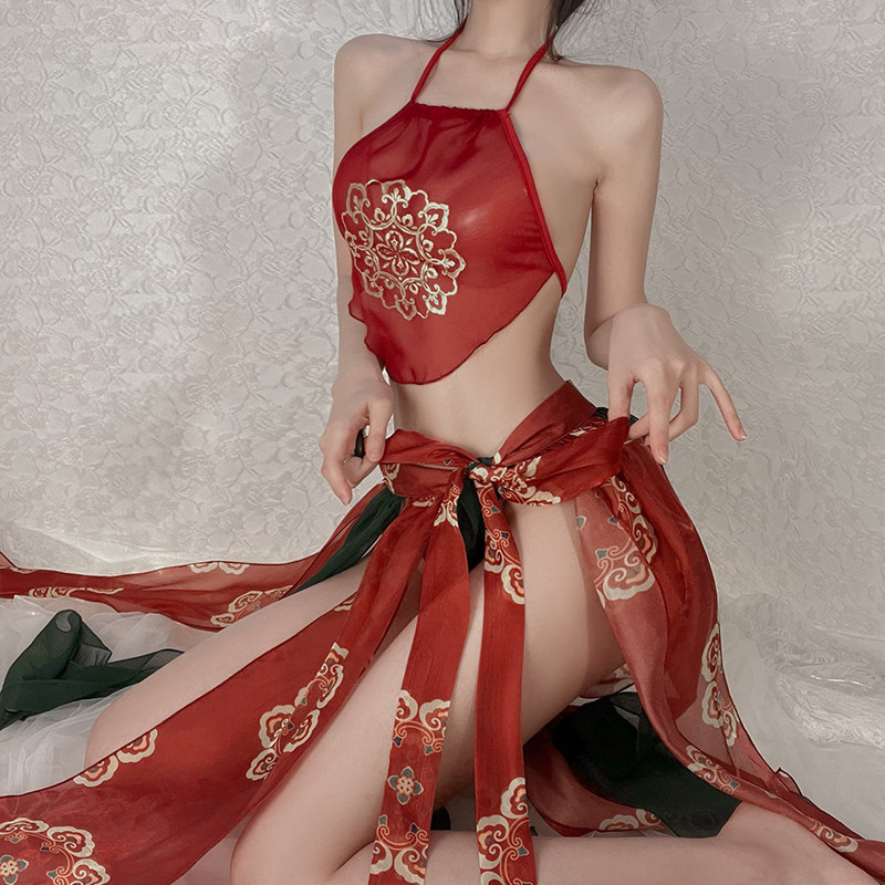 汉服情趣装诱惑2023新款制服性感情侣趣味制服内衣成人暴露睡衣女