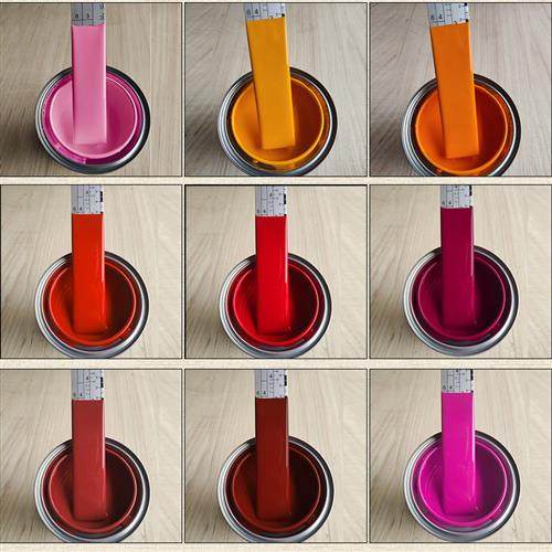 大红色粉红色橙红色油漆高光铁红防锈漆货车翻新工程金属中黄面漆,基础建材,金属漆,淘宝优惠券,粉丝福利购,淘宝优惠卷