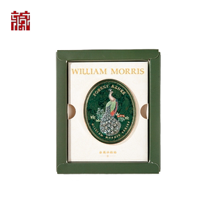 广东省博物馆威廉·莫里斯特展系列冰箱贴钥匙扣金属胸针创意纪念