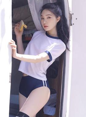 学院风校园纯欲火辣制服套装清纯少女学生JK水手服女