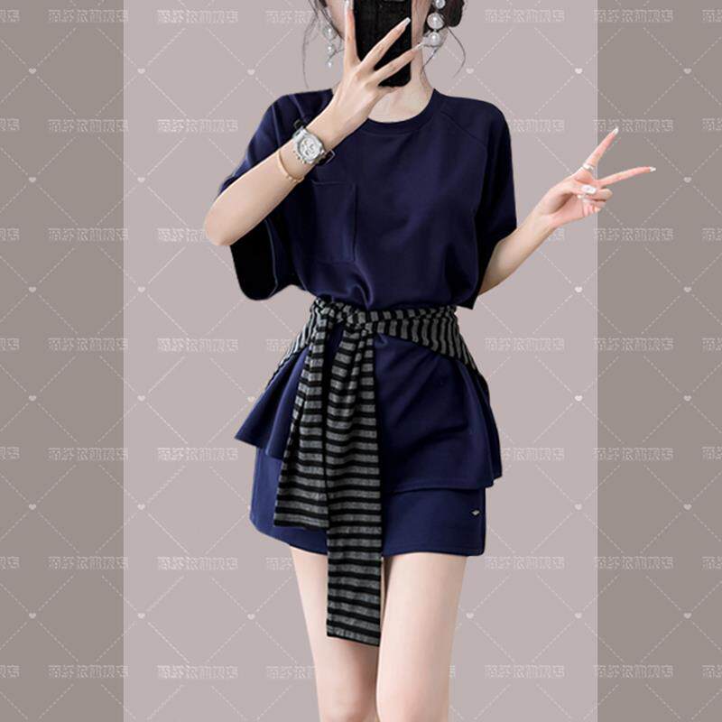 KATTERLLG学院风连衣裙子女夏季2025年新款小个子开春韩系穿搭卫