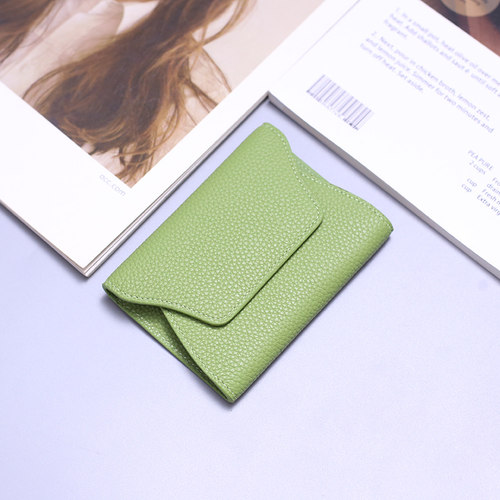 Togo头层牛皮短款钱包真皮零钱包