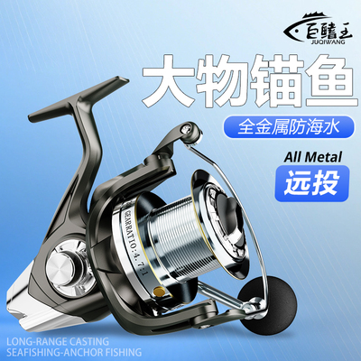 新款大物远投鱼轮纺车轮正品路亚