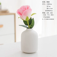 Маленький пудинг [белый]+розовая роза