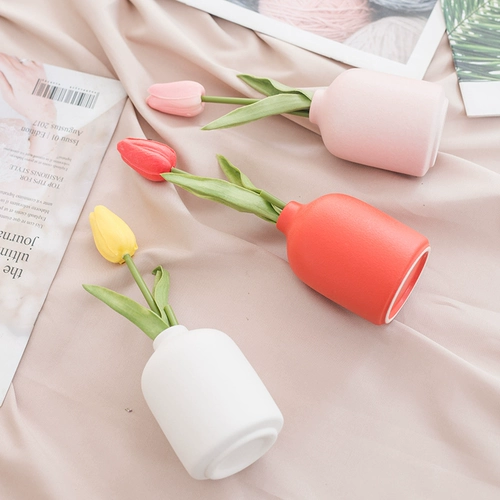 Современный креативный аксессуар в форме цветка, простой и элегантный дизайн, популярно в интернете, маленькая вазочка