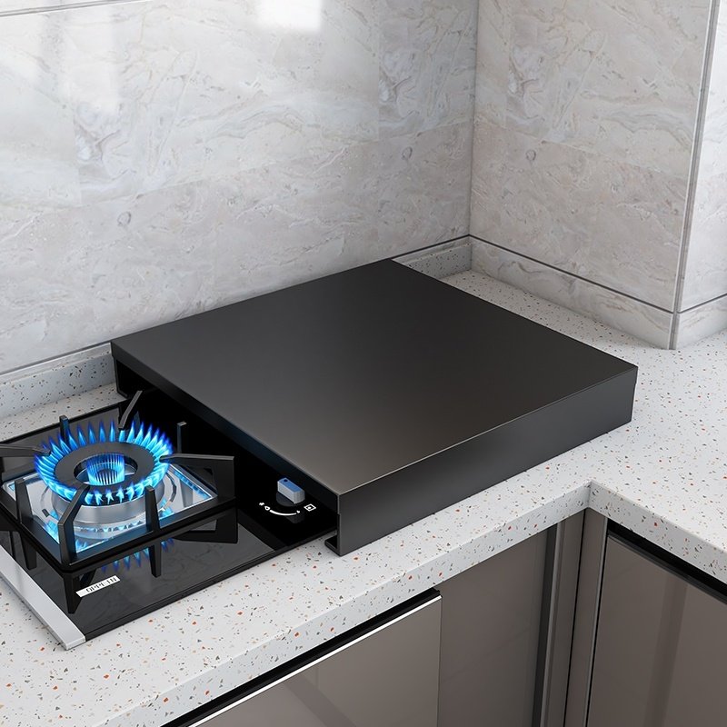 燃气灶盖板罩厨房置物架煤气灶台电磁炉支架锅架台面置物支架收纳