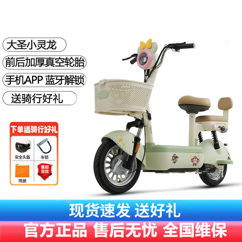 雅迪大圣电动车新国标电动自行车男女小型轻便成人款代步电瓶车