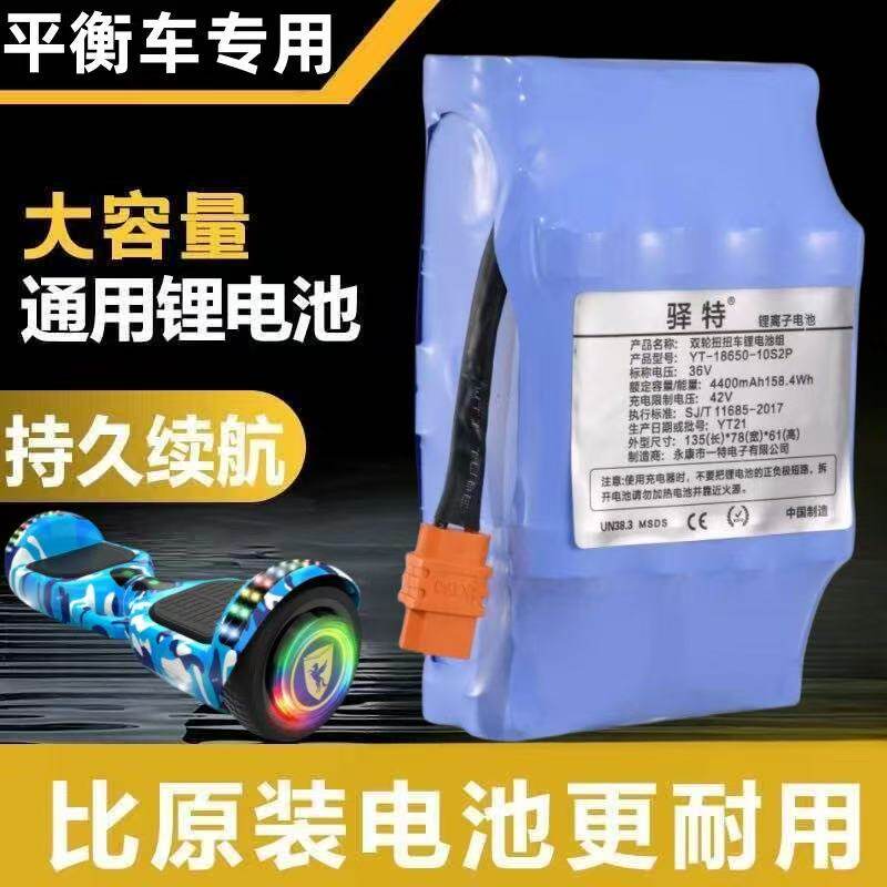 阿尔郎驿特系梦平衡车锂电池36v通用42v大容量两轮电动漂移车通用