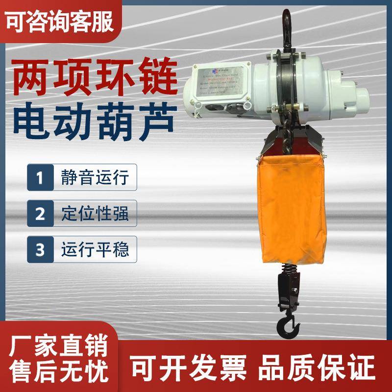 新款环链电动葫芦220v小型升降吊机倒链链条葫芦1吨电葫芦