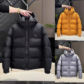 加厚轻量化连帽棉服男士 冬季 新款 高级感简约百搭防风保暖户外棉衣