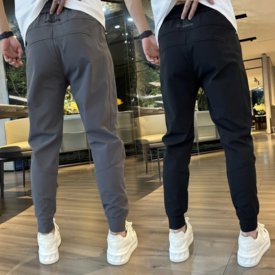 男士休闲裤弹力修身显瘦运动卫裤