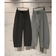 秋冬厚款 子男 宽松百搭弯刀廓形直筒裤 毛呢混纺重磅垂顺休闲裤 男士