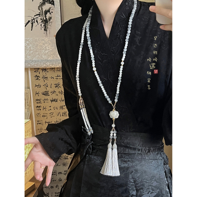 璎珞串珠背云汉服马面裙压襟