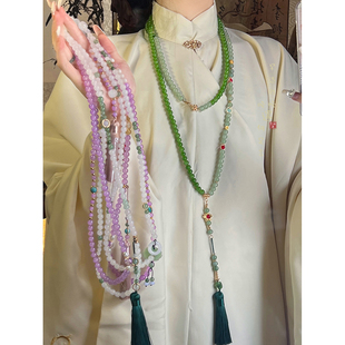 ［纸鸢熙］新中式 民族风斜挎链女汉服旗袍项链国风复古高级感配饰